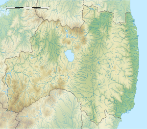 博士山の位置（福島県内）