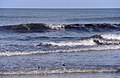 2014-09-09 Waves on the beach at Redcar.