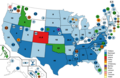 1st vice presidential ballot (before shifts)