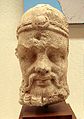 Stucco head of a Kushan man. Gandhara.