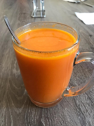 Jus de carottes.