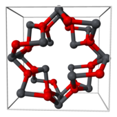 Alternating dark gray and red balls connected by dark gray-red cylinders