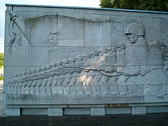 Berlín, parque de Treptow. Bajorrelieve.