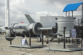 Engine of F-35 at Le Bourget Air Show 2007