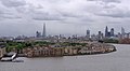 2014-03-14 Looking out over London from 15 Westferry Circus.