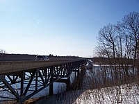 Highway 82 bridge over the Wisconsin River