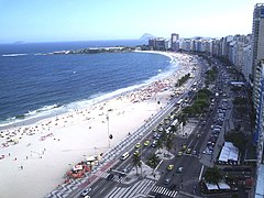 Plage de Copacabana.