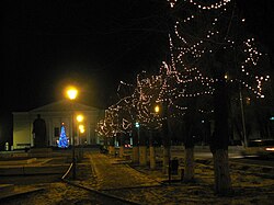 Lenina Square in Akhtubinsk