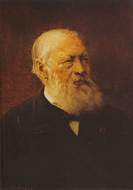 Portret van Hendrik Conscience door Jean-François Portaels, ca. 1870 (KMSK Antwerpen)