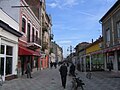 Rue piétonnière au centre-ville