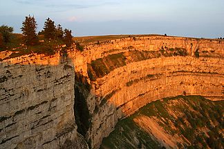 Der Creux du Van im Morgenlicht