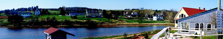 Vue panoramique de New Glasgow, Île-du-Prince-Édouard