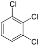 Struktur von 1,2,3-Trichlorbenzol