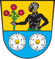 Wappen von Uettingen mit dem Wolffskeelschen Mohr