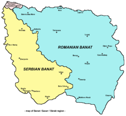 Rumana, serba kaj hungara Banatoj nun