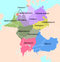 West Germanic languages map