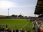 Stadion Lohmühle (Die Haupttribüne, Blöcke A a B)