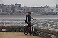 2012-07-23 Police cyclist on Knightstone Island, Weston-super-Mare.