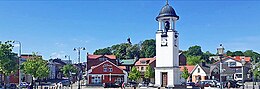 Clocktower square in Telšiai