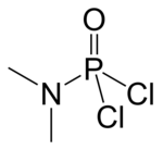 Dimethylamidophosphoric dichloride 2D skeletal