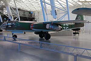 Arado Ar 234B vystavený v Steven F. Udvar-Hazy Center ve Washingtonu