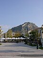 Palamidi fortress seen from the Nafplio waterfront