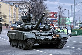 Een Russische T-90A-gevechtstank