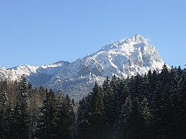 Veľký Rozsutec in februari 2006.