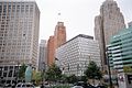 Detroit Financial District from Campus Martius