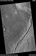 Ridge, as seen by HiRISE under HiWish program. This ridge may be an esker.