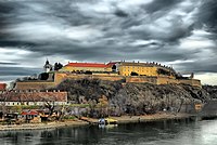 The view on Petrovaradin Fortress from the bridge Author: Aleksacom