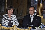 Tillsammans med Estlands president Toomas Hendrik Ilves 2011.