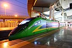 CR200J sleeper train at Beijing South railway station