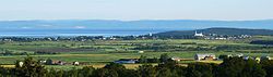 Cacouna Village seen from chemin des Pionniers in Riviere-du-Loup