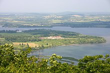 Fort Ticonderoga vu depuis le mont Defiance