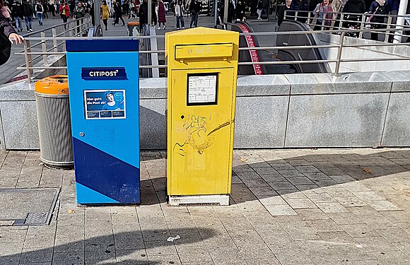 Postkasten der DP und Citipost Letterboxes