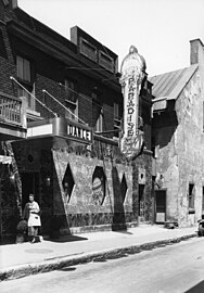 Façade du cabaret Chinese Paradise (Montréal, années 1930)