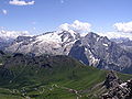 De Marmolata (in de Dolomitn)