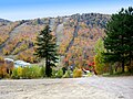 L'automne au centre de ski.