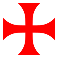 騎士儀礼（Knights Templar）のシンボルになっている末広十字。