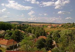 Střelice z jihovýchodní strany