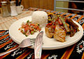 Image 6An East Timorese dish of ikan sabuko with batar daan, rice and budu. (from Cuisine of East Timor)