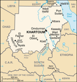 Mapo di Khartoum