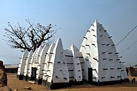 Larabanga Mosque in the village of Larabanga, Ghana. A 14th Century Sudanese Architecture. The oldest mosque in Western Africa. Author: Sathyan.velumani