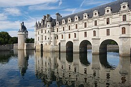 The Château de Chenonceau (France), by Philibert de l'Orme, 1576