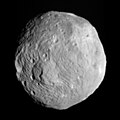 Image 28Asteroid 4 Vesta, imaged by the Dawn spacecraft (2011) (from Space exploration)