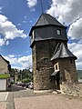 nördlicher Abschnitt der Stadtmauer mit Kanzleiturm und Hexenturm im Vordergrund