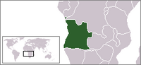 Locatie van República de Angola