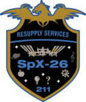 SpaceX CRS-26 mission patch