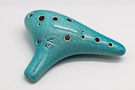 A mono-chamber 12-hole ocarina